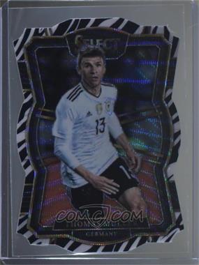 2017-18 Panini Select - [Base] - Zebra Prizm #116 - Mezzanine Die-Cut - Thomas Muller /25