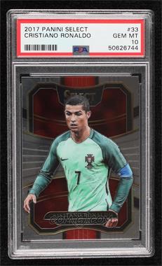 2017-18 Panini Select - [Base] #33 - Terrace - Cristiano Ronaldo [PSA 10 GEM MT]