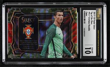 2017-18 Panini Select - Top of the Class - Camo Prizm #TC-7 - Cristiano Ronaldo /20 [CSG 10 Gem Mint]