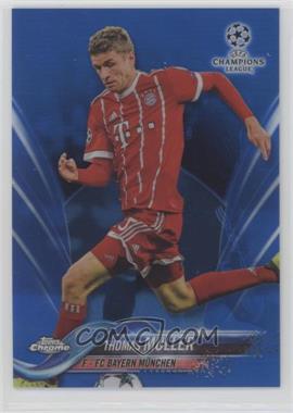 2017-18 Topps Chrome UCL - [Base] - Blue Refractor #95 - Thomas Muller /150