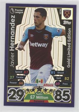 2017-18 Topps Match Attax English Premier League - Limited Edition - Gold #LE7G - Javier Hernandez