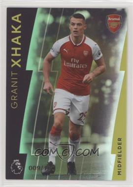 2017-18 Topps Premier League Platinum - [Base] - Green #9 - Granit Xhaka /100