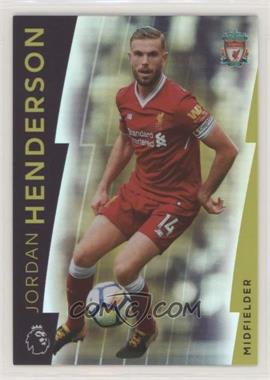 2017-18 Topps Premier League Platinum - [Base] #50 - Jordan Henderson