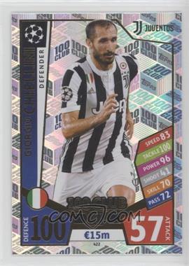 2017-18 Topps UEFA Champions Match Attax - [Base] #422 - 100 Club - Giorgio Chiellini