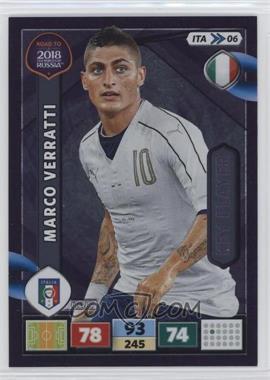 2017 Panini Adrenalyn XL Road to 2018 Fifa World Cup - Italy #ITA 06 - Key Player - Marco Verratti