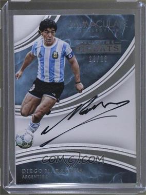 2017 Panini Immaculate Collection - All-Time Greats Autographs #AT-DM - Diego Maradona /25