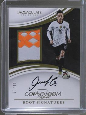 2017 Panini Immaculate Collection - Boot Signatures #BS-OZL - Mesut Ozil /10