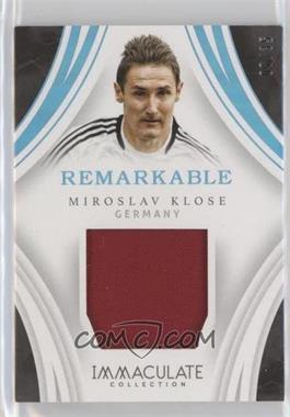 2017 Panini Immaculate Collection - Remarkable Memorabilia - Blue #RM-MK - Miroslav Klose /35