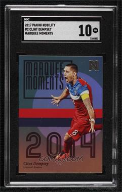 2017 Panini Nobility - Marquee Moments #2 - Clint Dempsey [SGC 10 GEM]