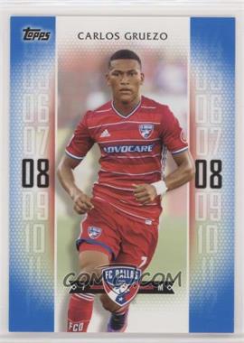 2017 Topps MLS - [Base] - Blue #153 - 24 Under 24 - Carlos Gruezo /99