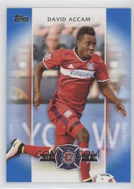 2017 Topps MLS - [Base] - Blue #21 - David Accam /99