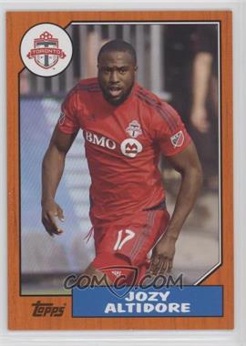 2017 Topps MLS - Throwback Topps - Orange #TT-JA - Jozy Altidore /25