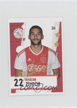 2018-19 Albert Heijn Het Eredivisie Voetbalplaatjesalbum Stickers - [Base] #26 - Hakim Ziyech