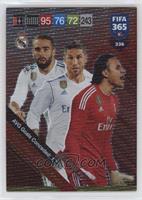 Defensive Wall - Dani Carvajal, Sergio Ramos, Keylor Navas