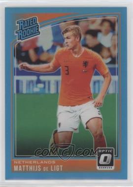 2018-19 Panini Donruss - [Base] - Optic Aqua #195 - Rated Rookie - Matthijs de Ligt /149