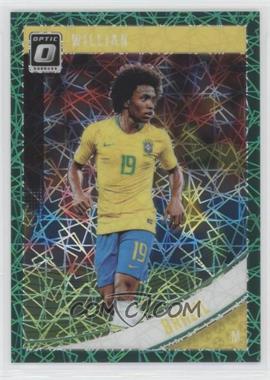 2018-19 Panini Donruss - [Base] - Optic Green Velocity #107 - Willian /200