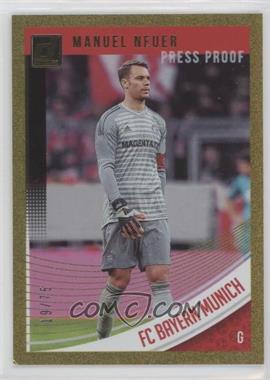 2018-19 Panini Donruss - [Base] - Press Proof Gold #24 - Manuel Neuer /75 [EX to NM]