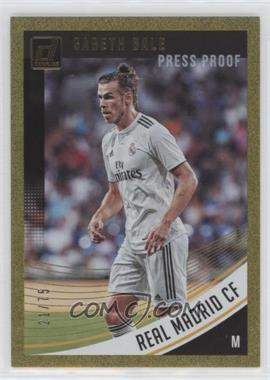 2018-19 Panini Donruss - [Base] - Press Proof Gold #25 - Gareth Bale /75