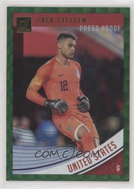 2018-19 Panini Donruss - [Base] - Press Proof Green #175 - Zack Steffen