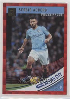 2018-19 Panini Donruss - [Base] - Press Proof Red #37 - Sergio Aguero