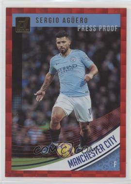 2018-19 Panini Donruss - [Base] - Press Proof Red #37 - Sergio Aguero