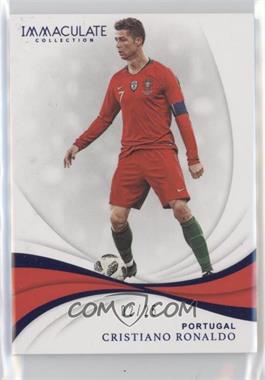 2018-19 Panini Immaculate Collection - [Base] - Sapphire #100 - Cristiano Ronaldo /25 [EX to NM]