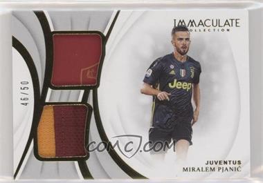 2018-19 Panini Immaculate Collection - Dual Patches #DP-MPJ - Miralem Pjanic /50