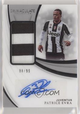 2018-19 Panini Immaculate Collection - Patch Autographs #PA-PEV - Patrice Evra /99