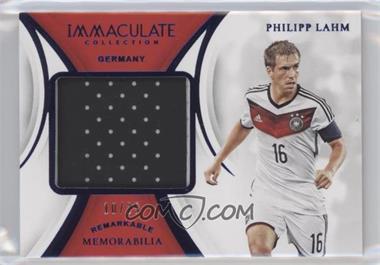 2018-19 Panini Immaculate Collection - Remarkable Memorabilia - Sapphire #RM-PL - Philipp Lahm /25