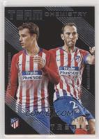 Antoine Griezmann, Diego Godin [EX to NM] #/150