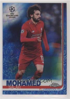 2018-19 Topps Chrome UCL - [Base] - Blue Wave Refractor #87 - Mohamed Salah /75