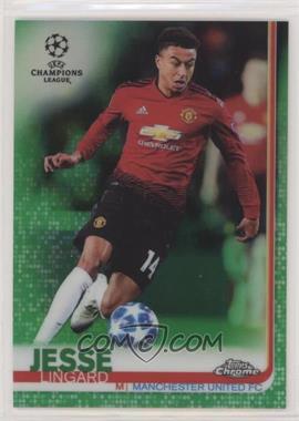 2018-19 Topps Chrome UCL - [Base] - Green Refractor #46 - Jesse Lingard /99