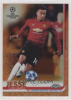 2018-19 Topps Chrome UCL - [Base] - Orange Refractor #46 - Jesse Lingard /25