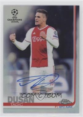 2018-19 Topps Chrome UCL - [Base] - Refractor Autographs #57 - Dusan Tadic