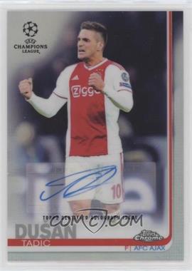 2018-19 Topps Chrome UCL - [Base] - Refractor Autographs #57 - Dusan Tadic