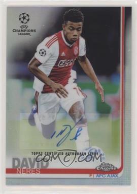 2018-19 Topps Chrome UCL - [Base] - Refractor Autographs #9 - David Neres