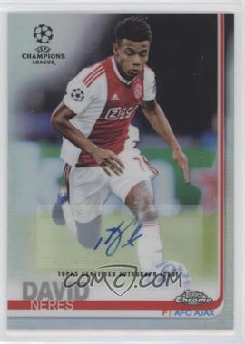 2018-19 Topps Chrome UCL - [Base] - Refractor Autographs #9 - David Neres