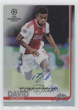 2018-19 Topps Chrome UCL - [Base] - Refractor Autographs #9 - David Neres