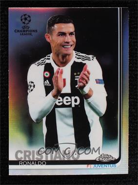 2018-19 Topps Chrome UCL - [Base] #100.2 - Image Variation - Cristiano Ronaldo (Clapping)