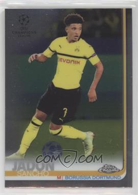 2018-19 Topps Chrome UCL - [Base] #86 - Jadon Sancho