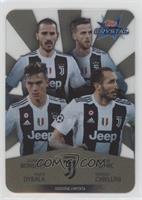 Leonardo Bonucci, Miralem Pjanic, Paulo Dybala, Giorgio Chiellini