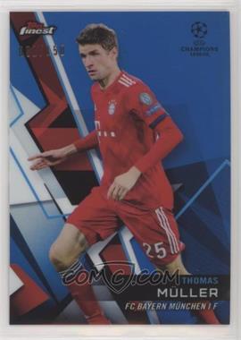 2018-19 Topps Finest UCL - [Base] - Blue Refractor #36 - Thomas Muller /150