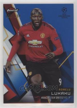 2018-19 Topps Finest UCL - [Base] - Blue Refractor #46 - Romelu Lukaku /150