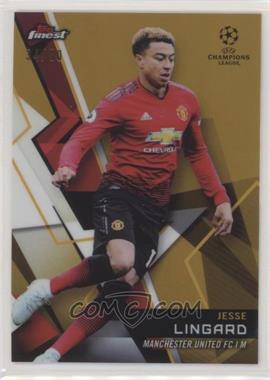 2018-19 Topps Finest UCL - [Base] - Gold Refractor #55 - Jesse Lingard /50