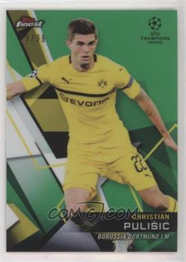 2018-19 Topps Finest UCL - [Base] - Green Refractor #90 - Christian Pulisic /99