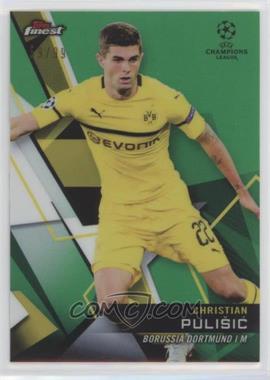2018-19 Topps Finest UCL - [Base] - Green Refractor #90 - Christian Pulisic /99