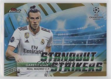 2018-19 Topps Finest UCL - Standout Strikers - Gold Refractor #SS-GB - Gareth Bale /50