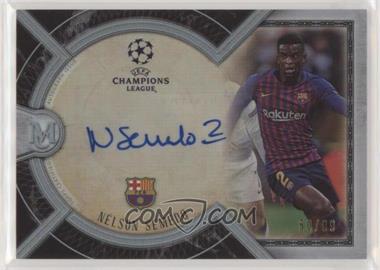 2018-19 Topps Museum Collection UCL - Archival Autographs #AA-NS - Nelson Semedo /99