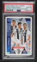 UCL Trio - Mario Mandzukic, Paulo Dybala, Cristiano Ronaldo [PSA 10 G…