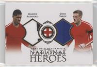 Marcus Rashford, Jamie Vardy #/37